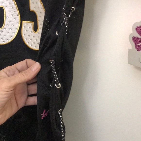 New Women’s luck rhinestone rouched Pittsburgh tip - Picture 5 of 8